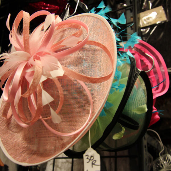 Assorted woman hats.