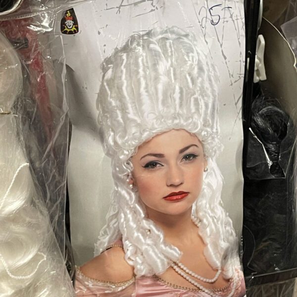 European wig in plastic package.